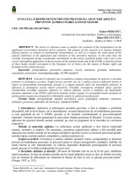 Evoluţia jurisprudenţei privind procedura aplicării arestului preventiv şi prelungirii acestei măsuri
